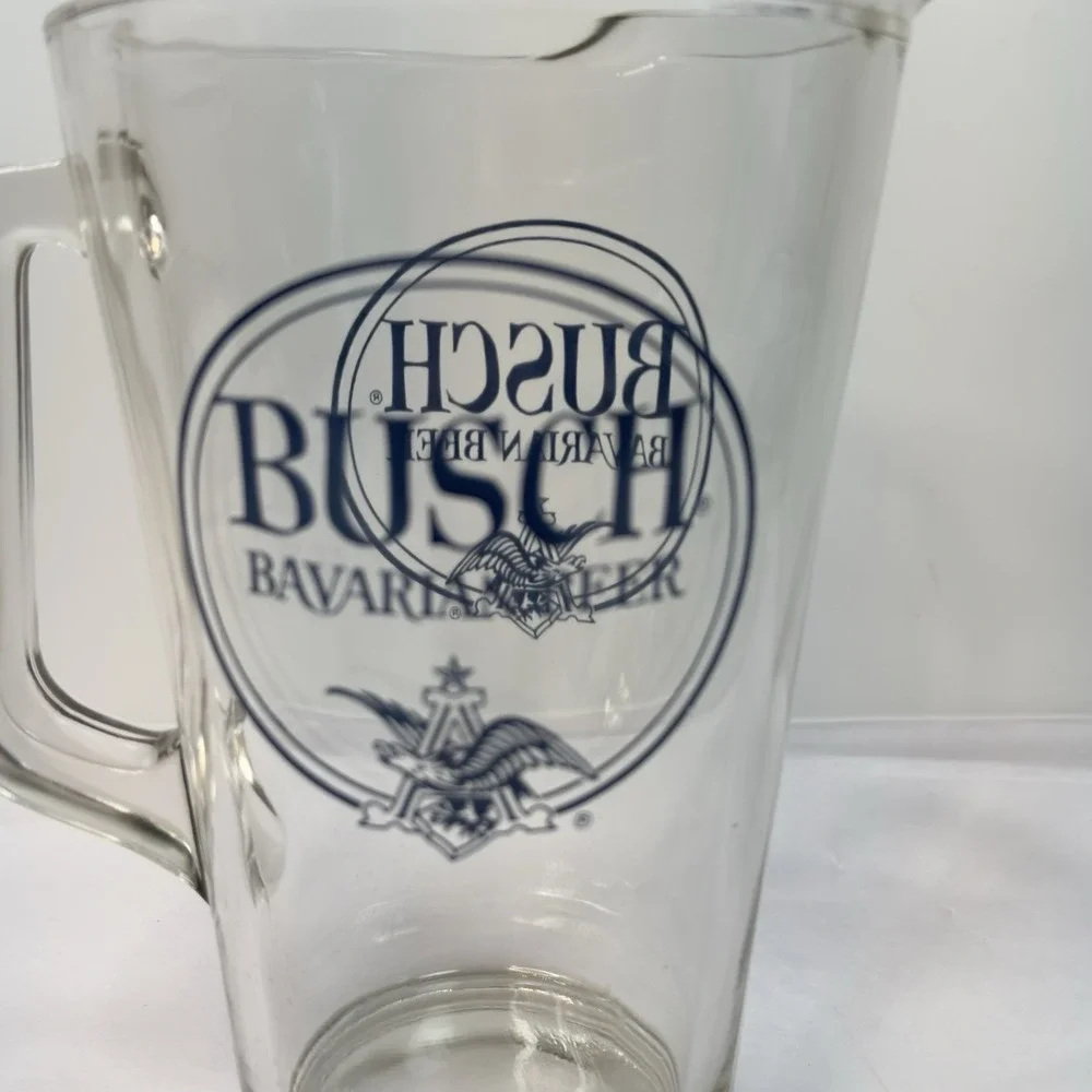Vintage Busch Bavarian Beer Large Pitcher
